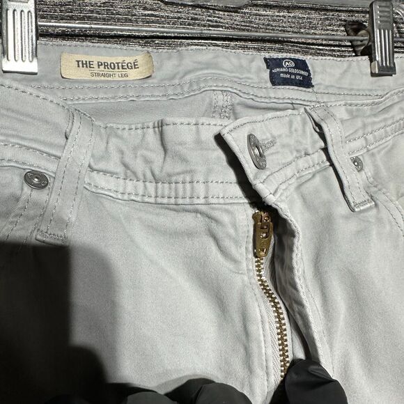 Adriano Goldschmied Jeans Men's Size 33 Gray The Protege Straight Leg - Picture 5 of 16